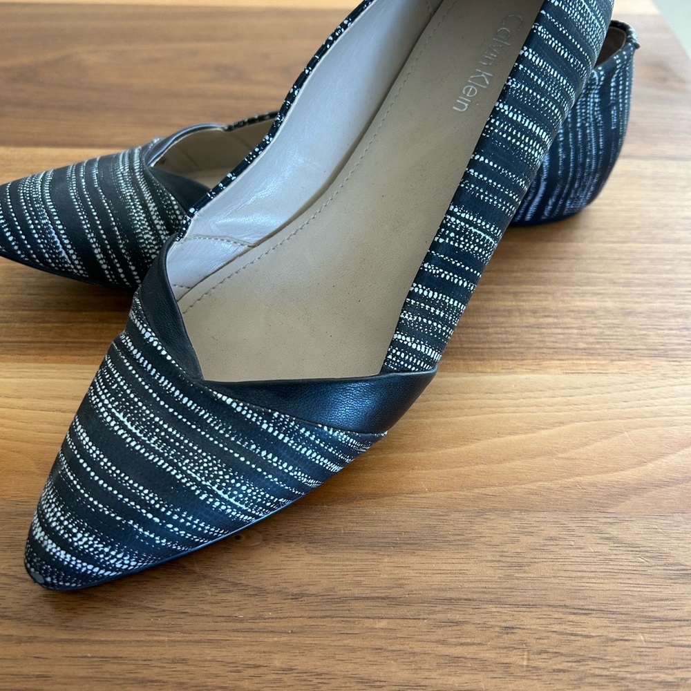 Calvin Klein Black and White Women's Shoes